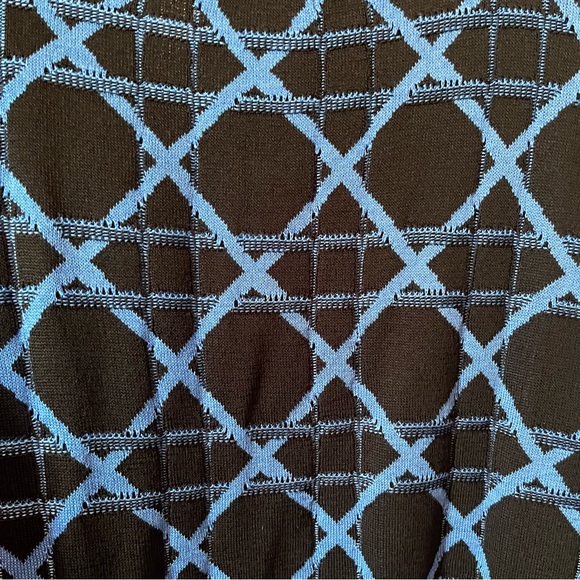 Ming Wang Black & Blue Sweater - Picture 6 of 8